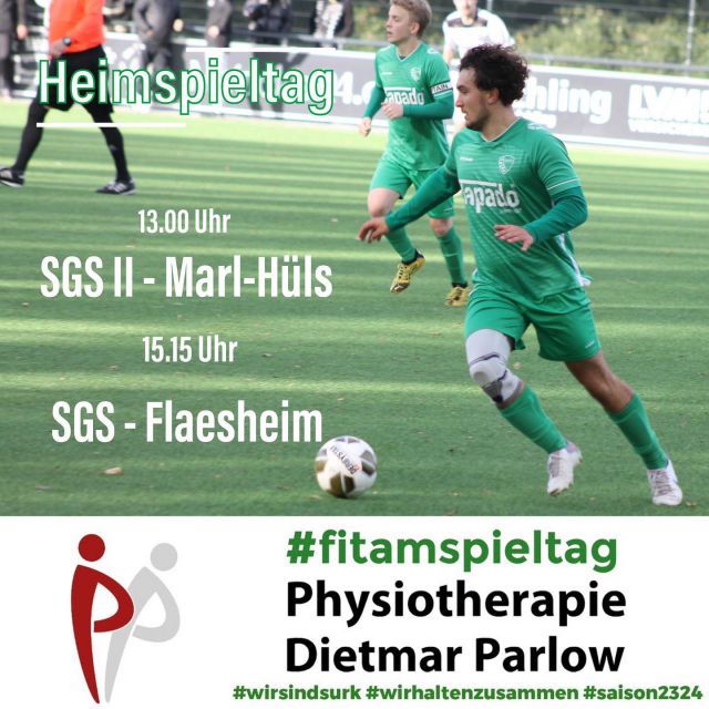 #meisterschaft #fitamspieltag #senioren #heimspiele #lülfstrasse 

Guten morgen liebe Surker ⛅️🌧️

heute stehen die letzten Partien der Hinrunde auf dem Programm! Unsere Zweite empfängt dabei um 13 Uhr den @tsvmarlhuels . Die Marl-Hülser sind mittlerweile seit einigen Jahren  in der Kreisliga B zu Hause und belegen derzeit den 6.Platz. Die Plattform fussball.de spricht von einer Pflichtaufgabe für die Gäste 🤔 umso mehr wird es Zeit dass unsere Jungs nach zuletzt vier Niederlagen in Folge 😔 die Hinrunde mit etwas zählbarem abschließen 🍀

Um 15.15 Uhr empfängt dann unsere Erste den aktuellen Spitzenreiter @flaesheimerjungs zum Topspiel des letzten Hinrundenspieltages 🔥 Der Bezirksliga-Absteiger gewann die letzten 5 Partien und nutzte am letzten Spieltag unseren Ausrutscher in Langenbochum um sich an die Spitze zu setzen. Die letzten Duelle gegen Flaesheim gab es in der Saison 14/15 😳 Damals wurde Flaesheim Vizemeister und es gewann jeweils das Auswärtsteam 🤔 Einem 3:2-Auswärtssieg folgte eine 0:1-Heimniederlage. 🤷‍♂️

Wir hoffen natürlich dass unsere Jungs heute den 5. Heimsieg in Folge feiern können 🍀💪

Kommt vorbei ☔️ und unterstützt unsere Jungs 💚🤍🙏

#wirsindsurk #wirhaltenzusammen #teamgeist