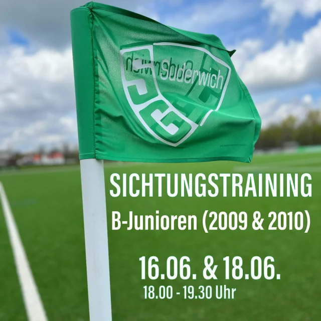 #nachwuchs #jugend #bjugend #2009 #2010 #suderwich #jugendfussball

Unsere B-Junioren veranstalten in der nächsten Woche ein Sichtungstraining für die Jahrgänge 2009 & 2010 🙋‍♂️

Egal ob Feldspieler oder Torwart, wenn Du Lust hast bei uns in Surk an der Lülfstrasse Fußball zu spielen, komme gerne vorbei 💚🤍⚽️

Wir freuen uns über jeden der Interesse zeigt sich auch im Alter ab 15 Jahren noch weiterhin im Sportverein zu betätigen 👏

In der nächsten Woche findet das Training am Montag (16.6.) und Mittwoch (18.6.) jeweils von 18 - 19.30 Uhr statt! 👍🏻

Bei Interesse melde dich einfach bei uns oder bei unserem Trainer Sebastian Kazmierczak (+49 1573 0475251) ☎️

Solltest du derzeit noch in einem anderen Verein angemeldet sein, bitte diesen kurz um eine Trainingserlaubnis 🙋‍♂️

#wirsindsurk #wirhaltenzusammen #teamgeist
