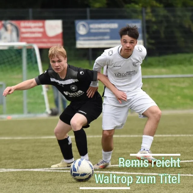 #meisterschaft #jugend #letzterspieltag

Für die meisten Jugendteams ist die Saison 24/25 spätestens seit heute ebenfalls beendet. Mit viel Spannung wurde dabei das Spitzenspiel unserer U18 bei Spitzenreiter Waltrop erwartet. 🍀

Am Ende retteten die Gastgeber ein 2:2 über die Zeit und hielten damit den Vorsprung vor unseren Jungs 🤨 Waltrop führte bereits schnell mit 2:0, doch Noah verkürzte zunächst  Mitte der ersten Hälfte auf 2:1 uns glich dann in der zweiten Halbzeit per Strafstoß aus ⚽️ Doch leider blieb unseren Jungs vor toller Kulisse der Siegtreffer verwehrt…☹️

Einen erfreulichen Abschluss hatten unsere beiden B-Jugend Teams. Die U17 gewann das letzte Spiel gegen GWE mit 4:2 und sicherte sich den 1. Platz in der B-Liga 👏

Unsere U17 II gewann mit 5:0 beim SSC und belegt am Ende den 2. Platz in der C-Liga 🙏

Durch ein 3:5 gegen die SpVgg beendet unsere U15 die A-Liga Saison leider nur auf Platz 8.

#wirsindsurk #wirhaltenzusammen #teamgeista