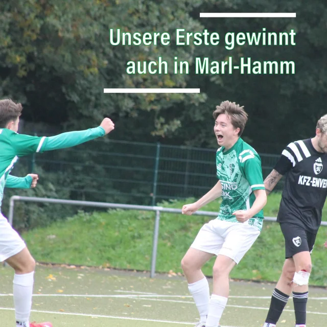 #senioren #auswärtssieg #meisterschaft #einerfürdenanderen

Unsere Erste holte beim 3:0 (1:0)-Erfolg beim @scmarlhamm den dritten Sieg in Folge 👏 und in einem waren sich die wieder zahlreichen Zuschauer der SGS einig - Es macht Spaß dieser Mannschaft zuzuschauen und es ist Wahnsinn wie einer für den anderen fightet 👊 

Immer wieder war einer unserer Jungs schneller und bügelte zur Not einen Fehlpass seines Mitspielers aus 💪 Die Gastgeber zeigten zunächst ein paar gefährliche Ansätze, doch @tayler45_ vollstreckte nach gut 15 Min den ersten richtig gefährlichen Angriff zum 0:1 ⚽️

Danach neutralisierten sich beide Teams über weite Strecken, bis Tayler zum zweiten Mal durch war und nur durch ein Foul zu stoppen war - die Gastgeber sahen völlig zu Recht fünf Min vor der Pause die rote Karte für die Notbremse 🤷‍♂️

In Überzahl hatte @_caneel bereits vor der Pause zweimal die Riesenchance zum 0:2, doch zweimal hielt der SCM Schlussmann überragend! Machtlos war er dann aber nach gut einer Stunde, als Canel einen Querpass von @noahtlkmp zum 0:2 versenkte ⚽️👏

Unsere Jungs ließen Ball und Gegner gut laufen und Fynn erzielte nach einer schönen Kombination sein erstes Tor für die Senioren 🔥 Im Anschluss gab es sogar noch die Chance auf Tor Nummer 4, doch immer wieder ging der Arm des Schiris hoch und so blieb es am Ende beim absoluten verdienten 3:0-Erfolg 💪

Unsere Zweite startete ebenfalls gut in die Partie bei der @sghorneburg und ging bereits nach gut 10 Min durch @kreisliga_terodde mit 1:0 in Führung, doch die Gastgeber glichen nach gut einer halben Stunde aus 🤔 Und dann nutzte Horneburg den besten Zeitpunkt für ihre Tore. Unmittelbar vor dem Pausenpfiff gelang das 2:1 und nur zwei Min nach dem Wechsel dann das 3:1. 🤨 Und nur zwei Min später war mit dem 4:1 die Vorentscheidung gefallen! Die Gastgeber erhöhten in der letzten Viertelstunde sogar noch auf 6:1 🥹